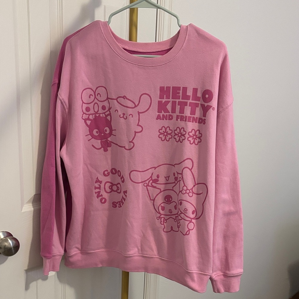 Hello Kitty X Sanrio Crewneck sweatshirt! Size large